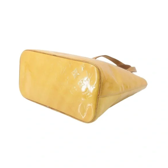 Louis Vuitton Monogram Vernis Yellow Houston Tote COA - Picture 6 of 16